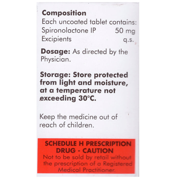 Aldotone 50mg Tablet