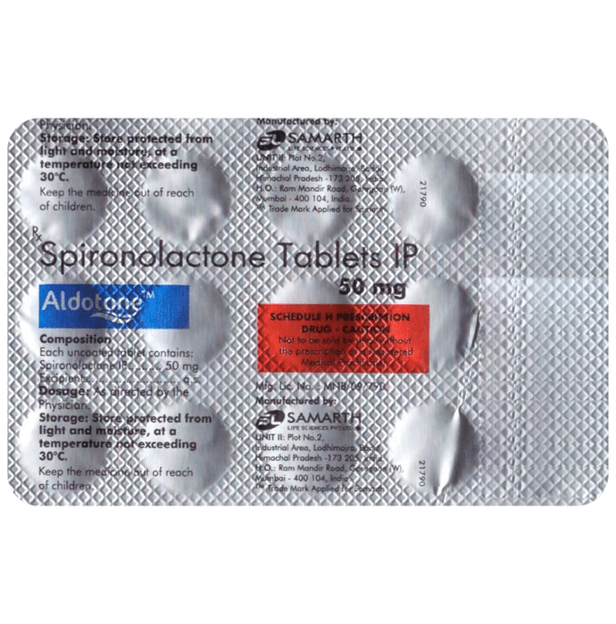 Aldotone 50mg Tablet