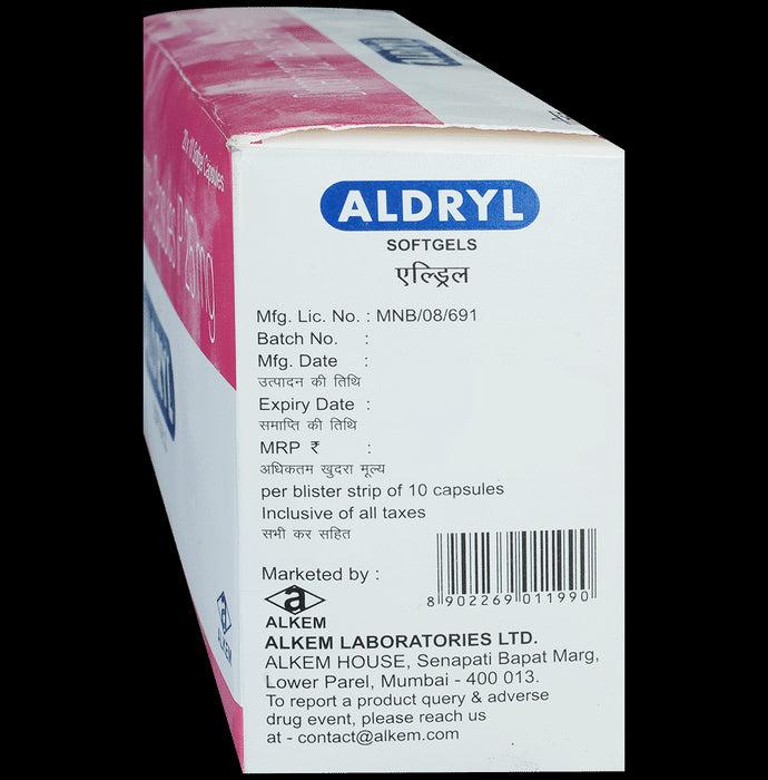 Aldryl Soft Gelatin Capsule