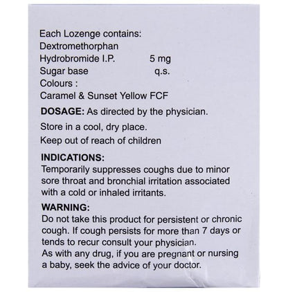 Alex Cough Lozenges Lemon Ginger