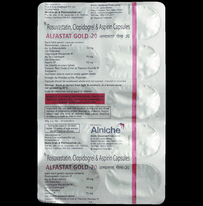 Alfastat Gold 20 Capsule