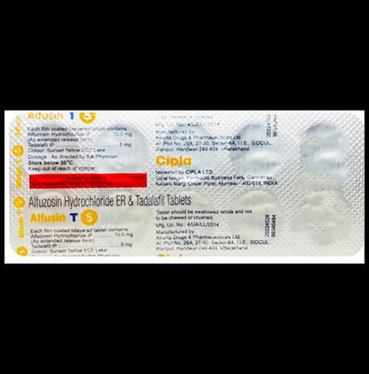 Alfusin T 5 Tablet ER