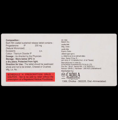 Algest SR 200 Tablet