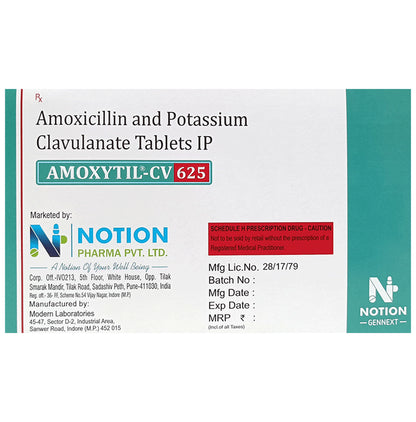 Amoxytil-CV 625 Tablet