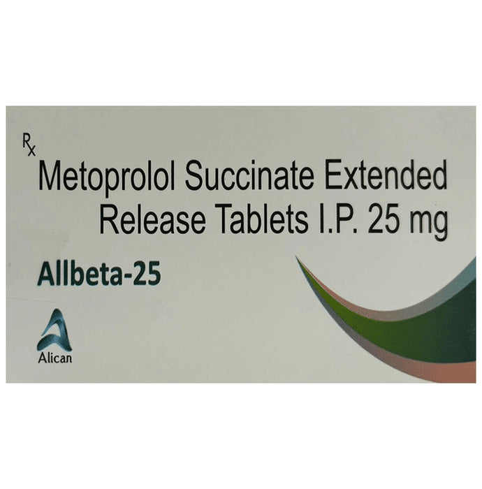 Allbeta 25 Tablet ER - Classic Derma