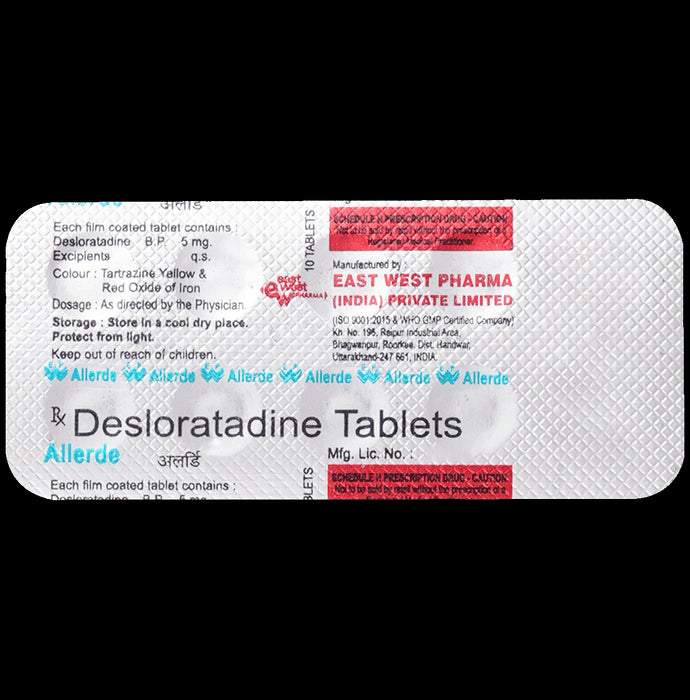 Allerde 5mg Tablet
