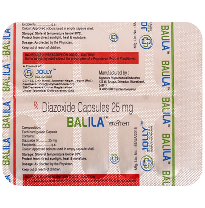 Balila 25mg Capsule