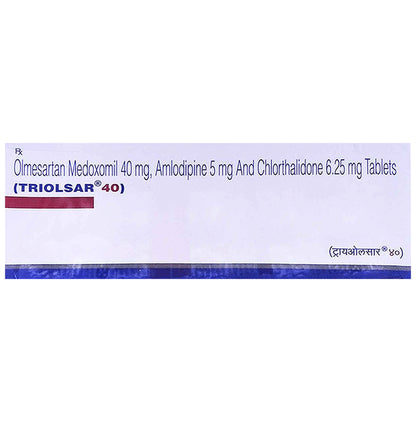Triolsar 40 Tablet - Classic Derma