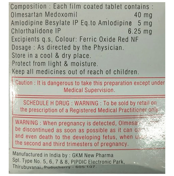 Triolsar 40 Tablet