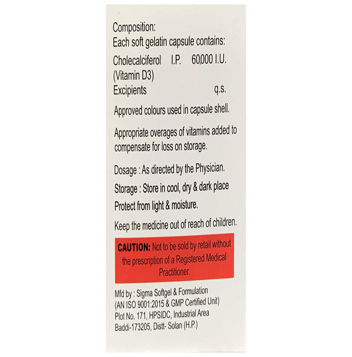 Alshine D3 Softgel Capsule