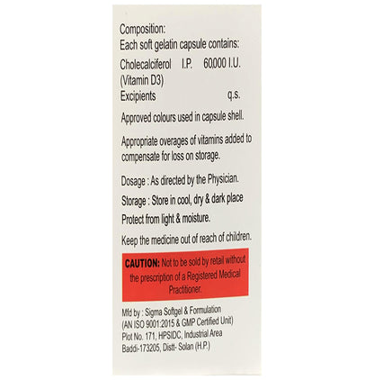 Alshine D3 Softgel Capsule