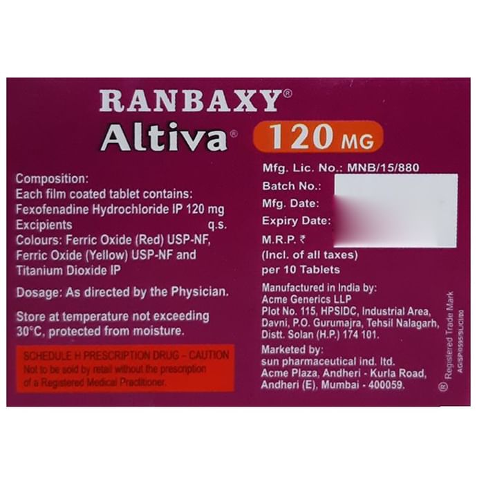 Altiva 120mg Tablet