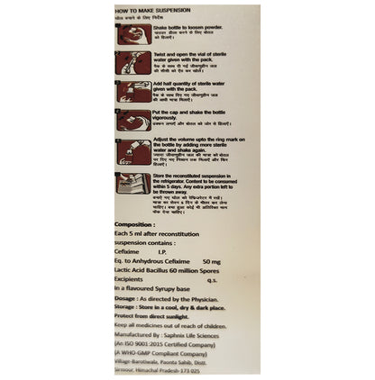 Altoxim 50 LB Dry Syrup