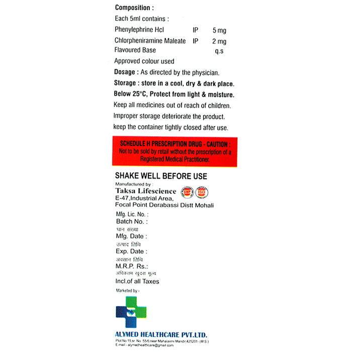 Alycold Oral Suspension
