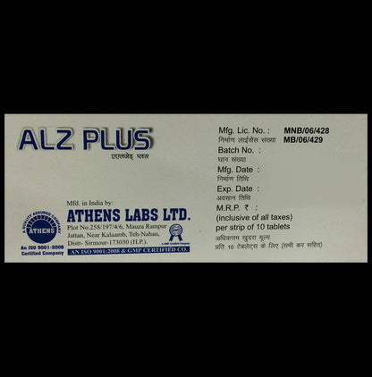 Alz Plus Tablet
