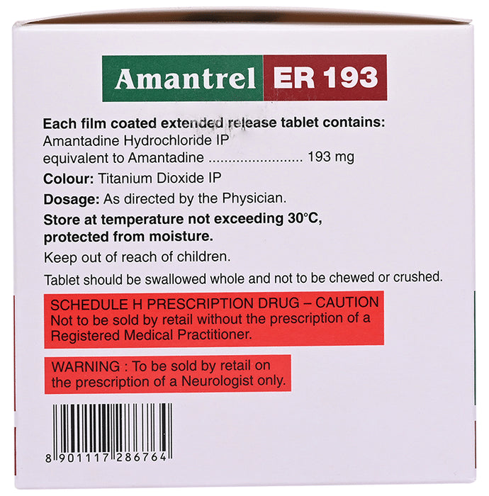 Amantrel 193mg Tablet ER