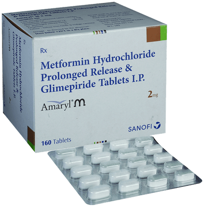Amaryl M 2mg Tablet PR - Classic Derma