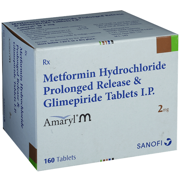 Amaryl M 2mg Tablet PR