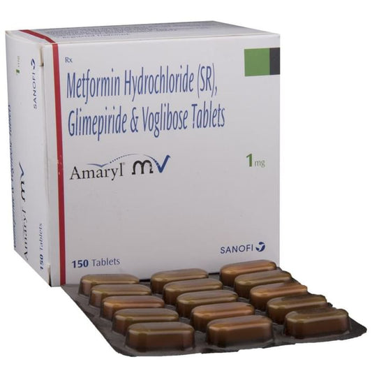 Amaryl MV 1mg Tablet SR - Classic Derma