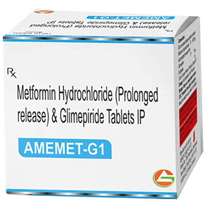 Amemet-G 1 Tablet PR - Classic Derma