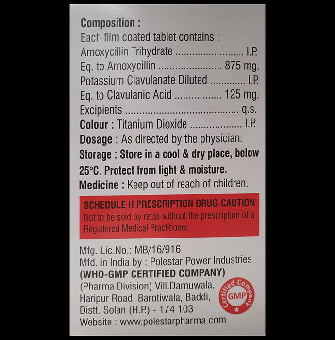 Amentoclav 1gm Tablet