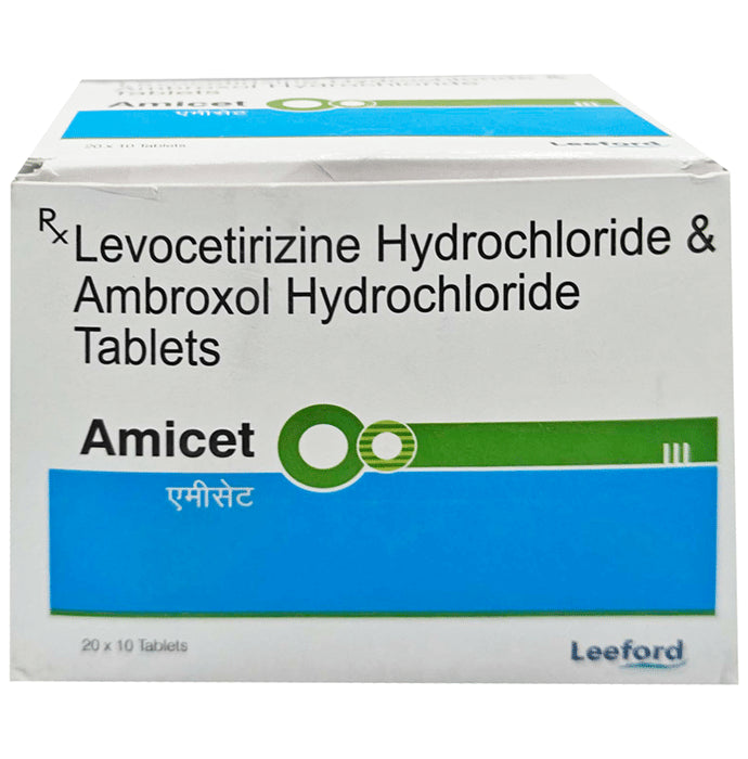 Amicet 5 mg/60 mg Tablet