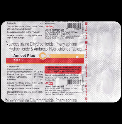 Amicet Plus Tablet
