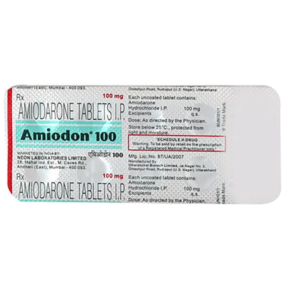 Amiodon 100mg Tablet