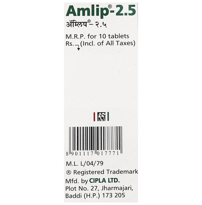 Amlip 2.5 Tablet