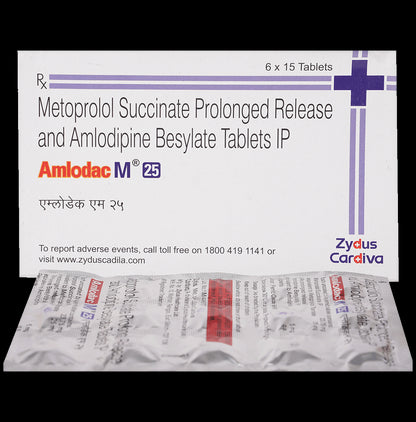 Amlodac M 25 Tablet PR - Classic Derma