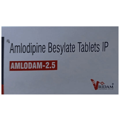 Amlodam 2.5 Tablet - Classic Derma