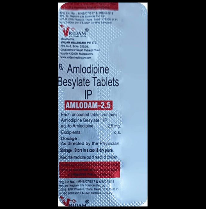 Amlodam 2.5 Tablet