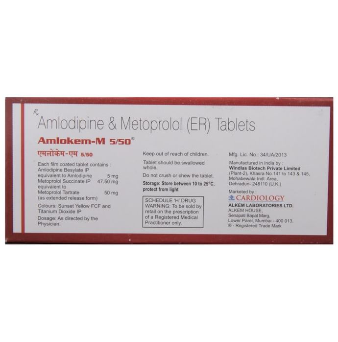 Amlokem M 5/50 Tablet