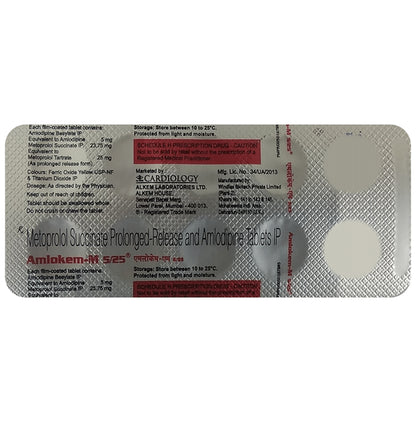 Amlokem M 5mg/25mg Tablet