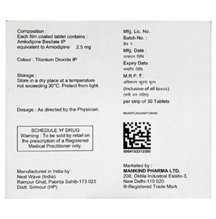 Amlokind 2.5 Tablet