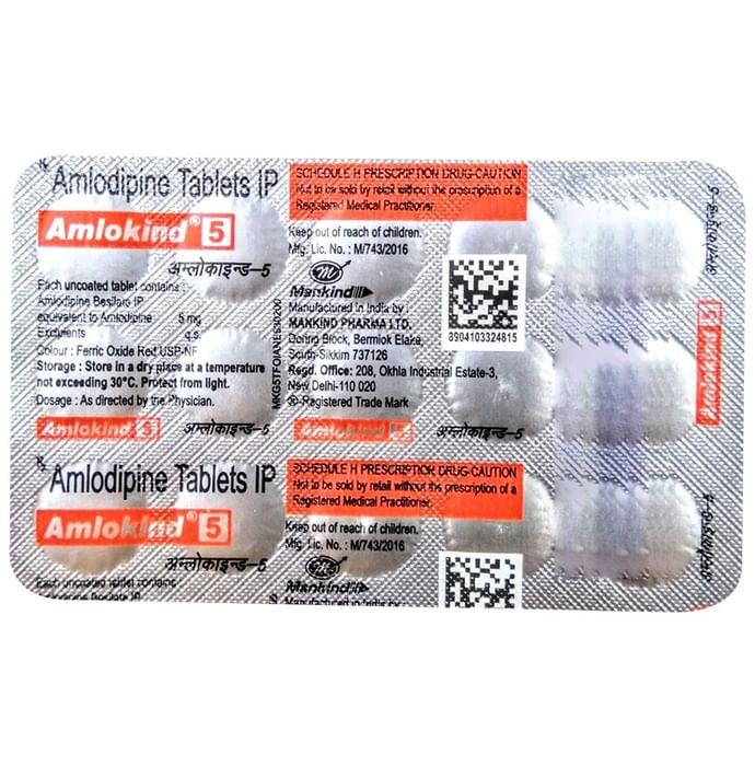 Amlokind 5 Tablet