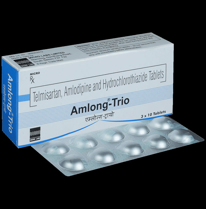 Amlong-Trio Tablet - Classic Derma
