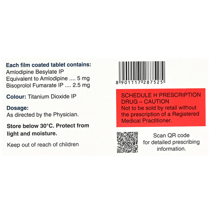 Amlopres B 2.5 Tablet