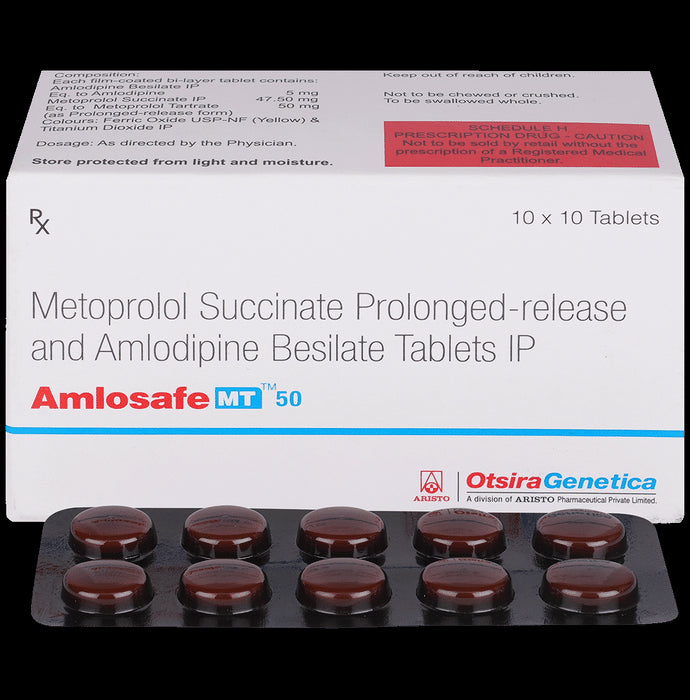 Amlosafe MT 50 Tablet PR - Classic Derma