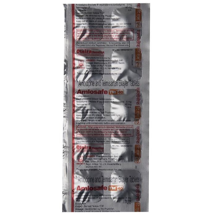 Amlosafe TM 40 Tablet