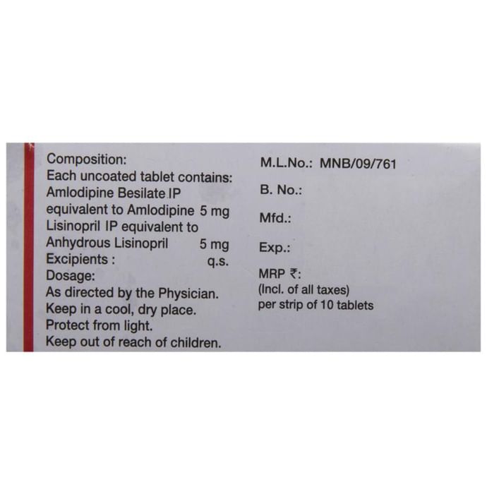 Amlosafe-LS 5/5 Tablet