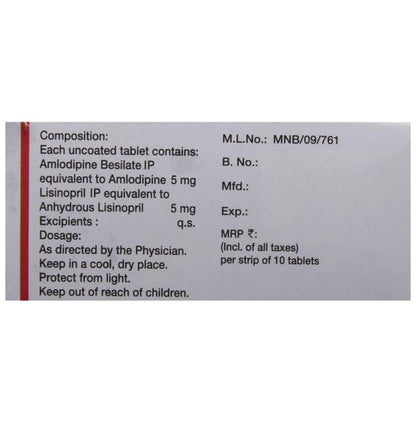 Amlosafe-LS 5/5 Tablet