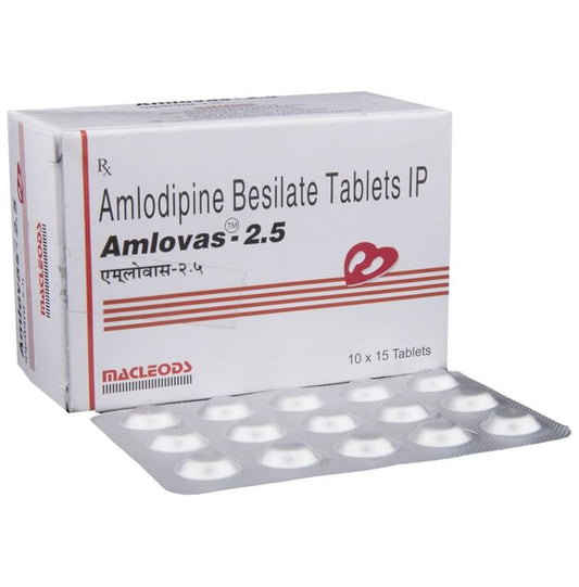Amlovas 2.5 Tablet - Classic Derma