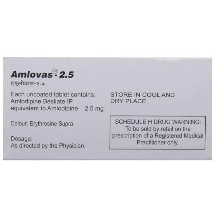 Amlovas 2.5 Tablet