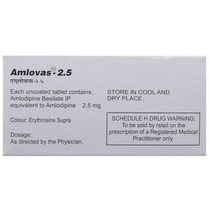 Amlovas 2.5 Tablet