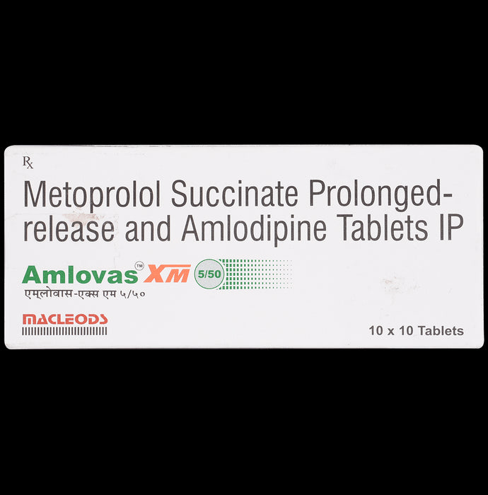 Amlovas XM 5/50 Tablet PR