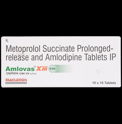 Amlovas XM 5/50 Tablet PR