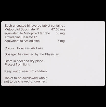 Amlovas XM 5/50 Tablet PR