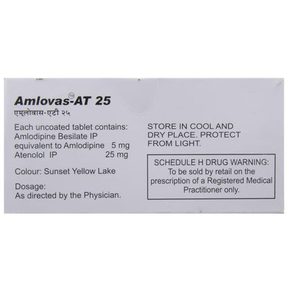 Amlovas-AT 25 Tablet
