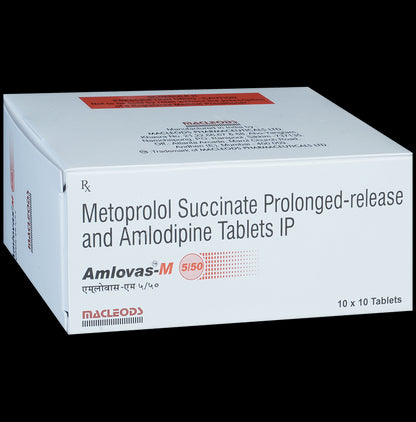 Amlovas-M 5/50 Tablet PR
